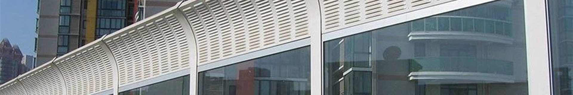 Curved Sound Barrier product photo showing the product structure