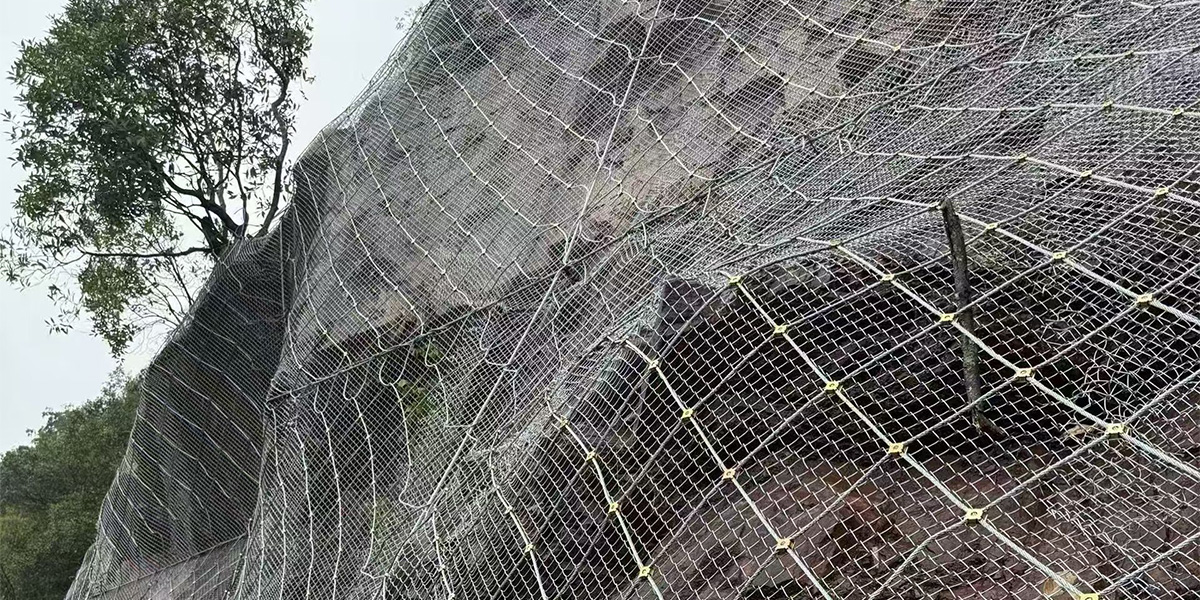 Chain Link Slope Protection Net product image showing structure and appearance