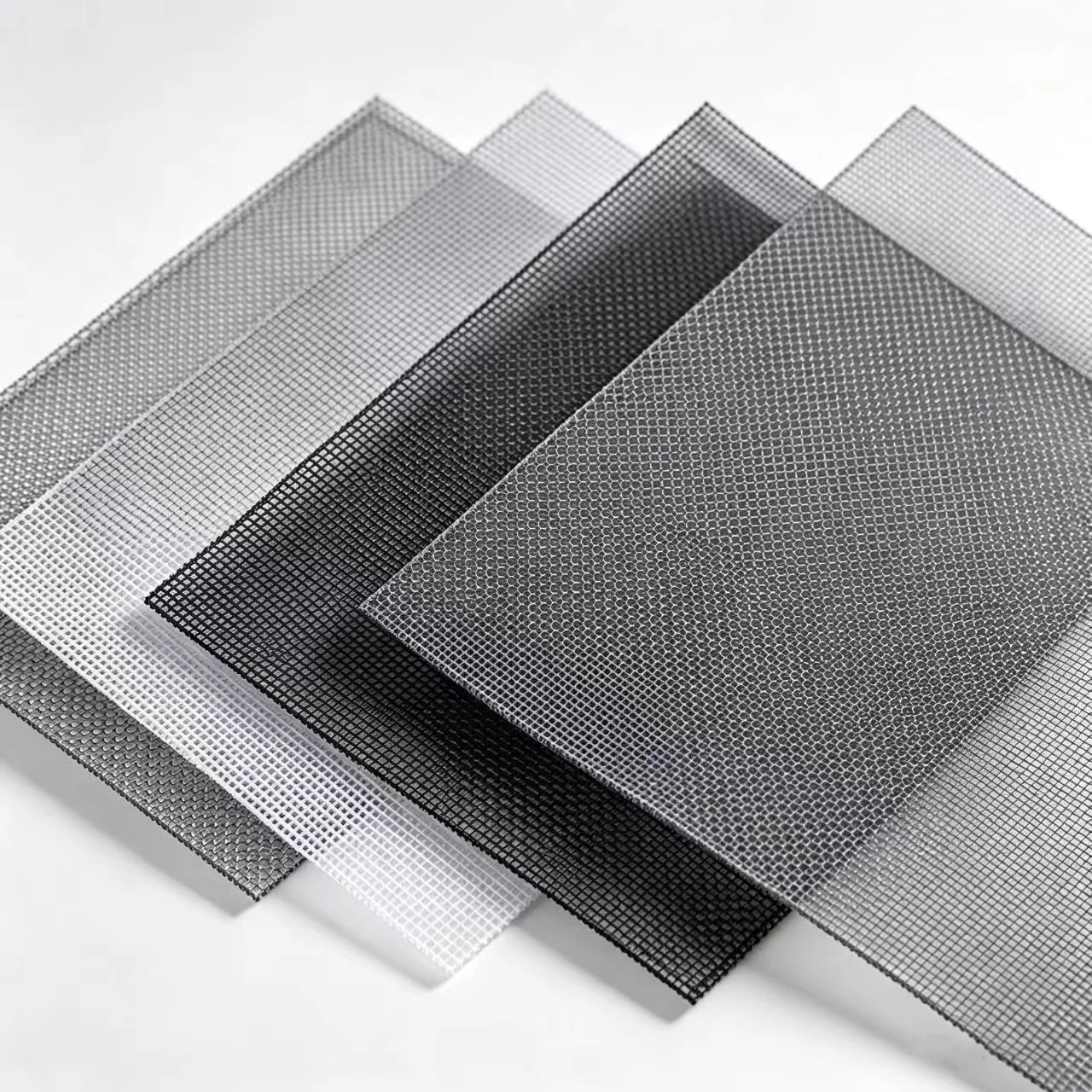 Wire mesh product samples for specification review