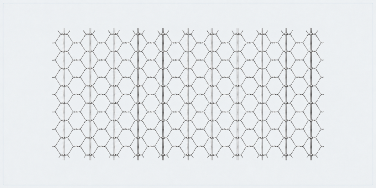 Reinforced Gabion structure detail image showing key components and connections
